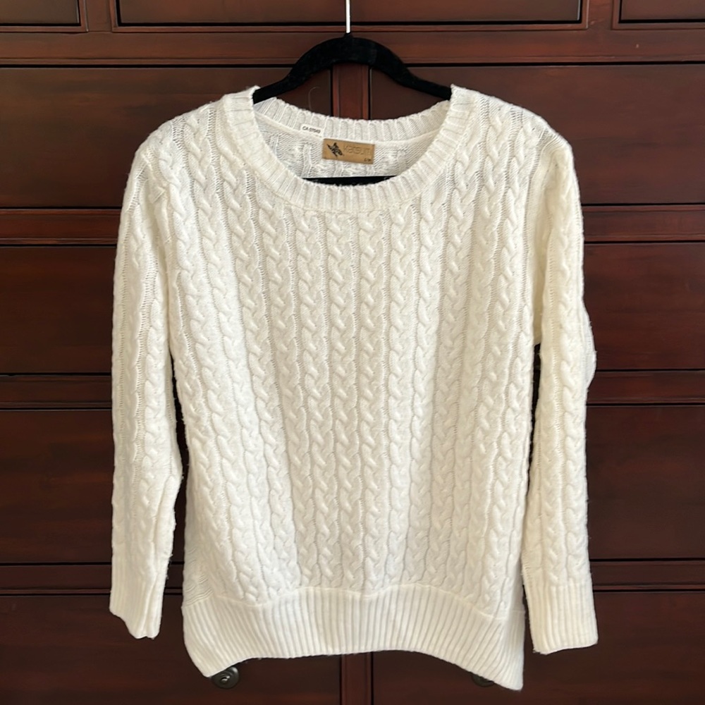 Katsumi Wool Blend Long Sleeve Sweater Size Small